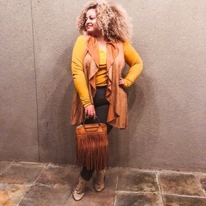 Jackets & Coats - Suede vest Jackets & Coats - Suede vest